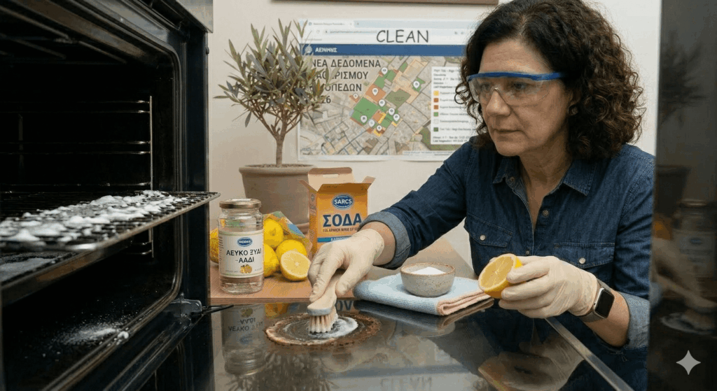 Καθαρισμός Φούρνου με Σόδα και Λεμόνι