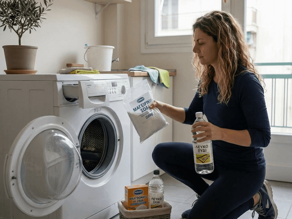 μυρίζει το πλυντήριο ρούχων 