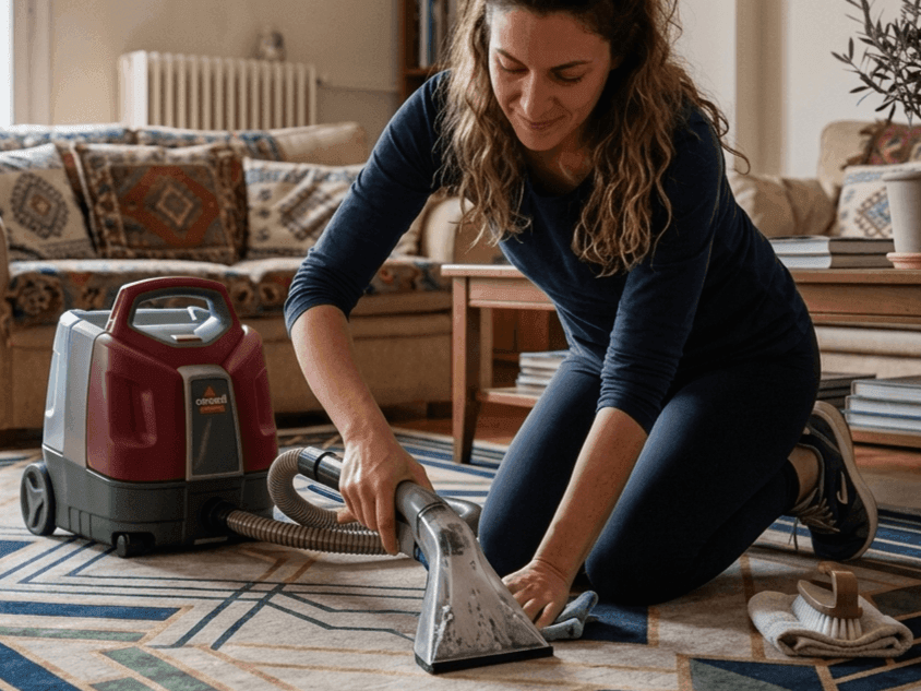 καθαρισμός χαλιών στο σπίτι